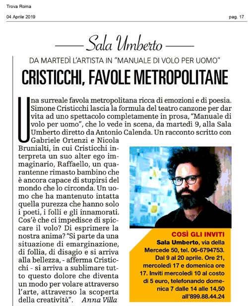 Simone Cristicchi - Trova Roma