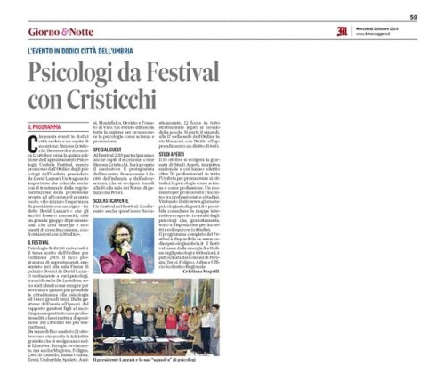 Simone Cristicchi - Il Messaggero
