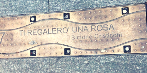 Simone Cristicchi - Targa Ti regalerò una rosa a Sanremo